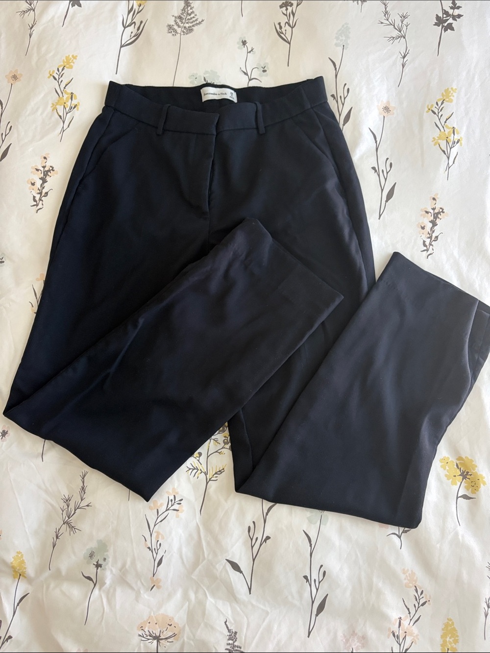 Abercrombie & Fitch Black Slim Dress Pants